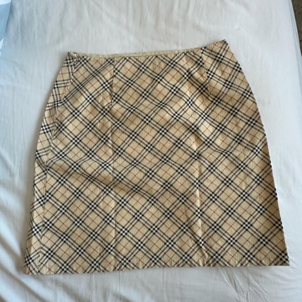 **SALE** Vintage Burberry London (Blue label) Classic Check A-Line Skirt